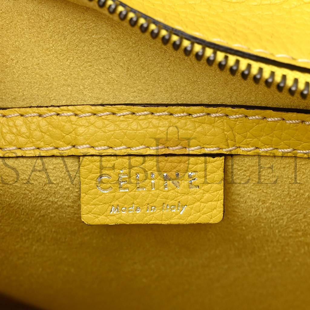 ce**e drummed calfskin nano lU*gage citron (20*19*10cm)