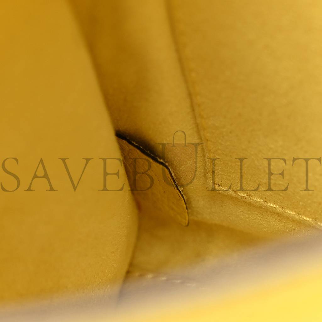 ce**e drummed calfskin nano lU*gage citron (20*19*10cm)
