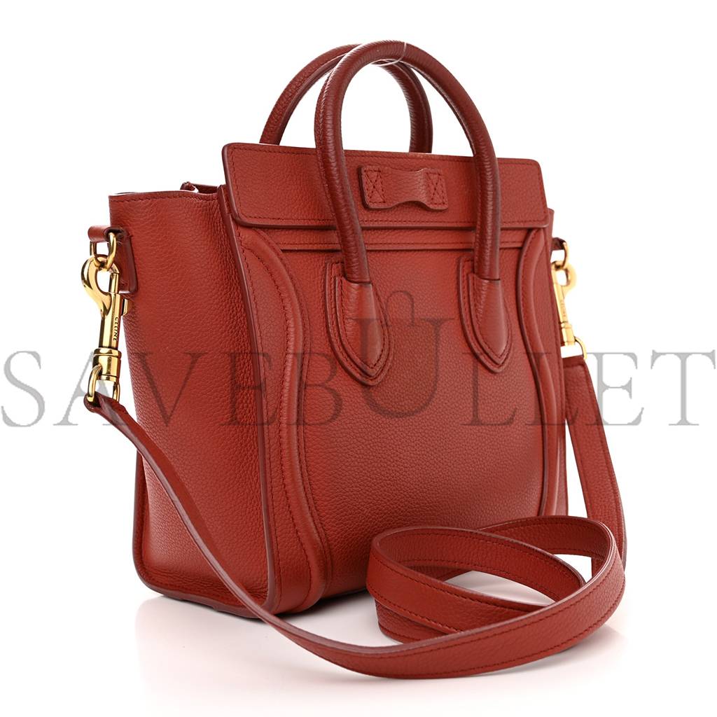 ce**e drummed calfskin nano lU*gage red (20*20*10cm)