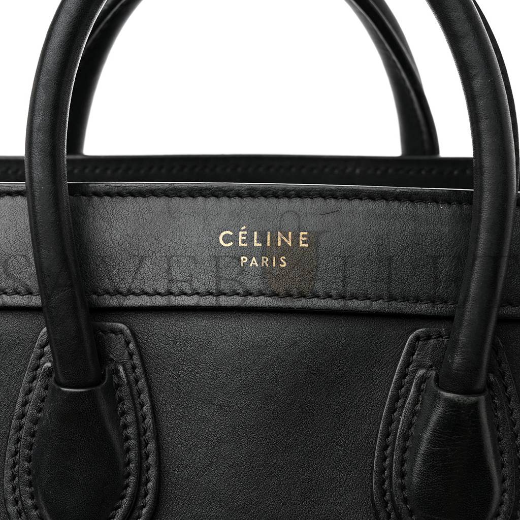 ce**e smooth calfskin nano lU*gage black (20*20*10cm)