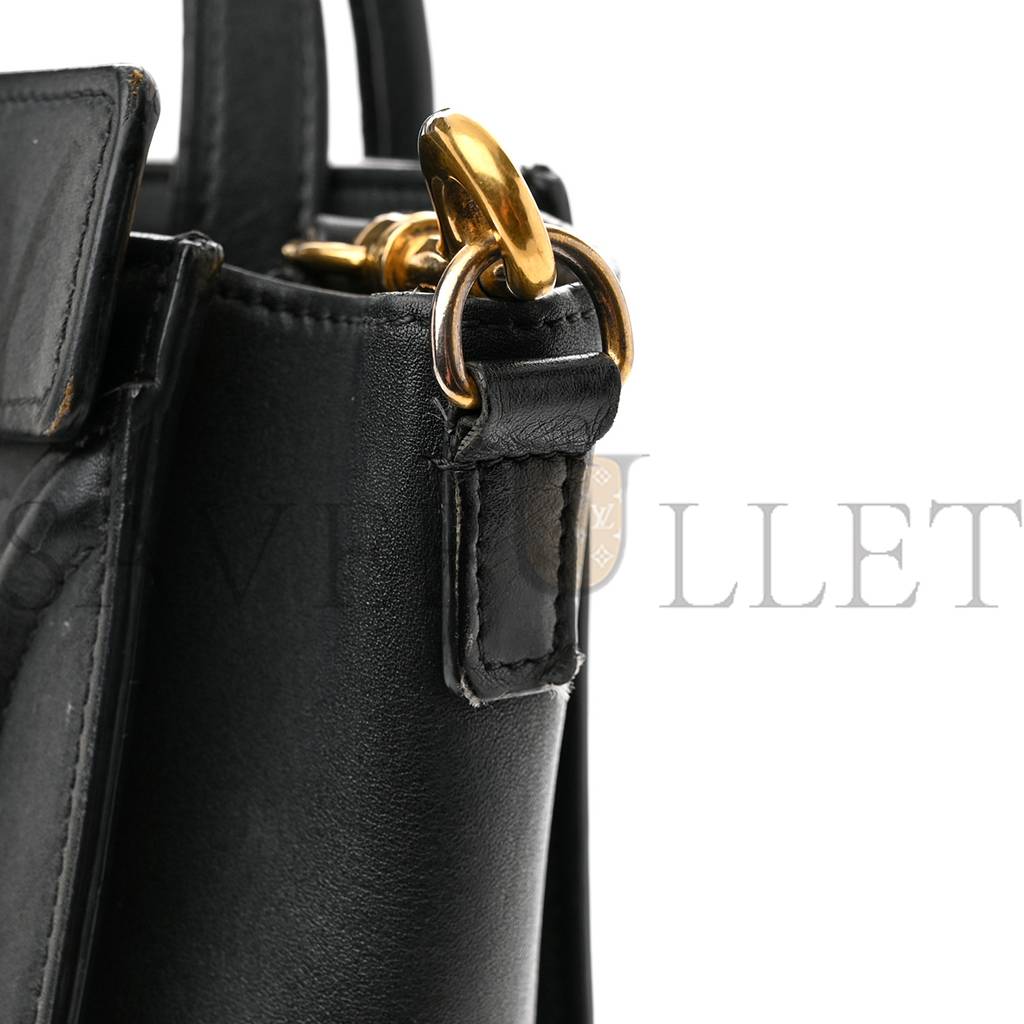 ce**e smooth calfskin nano lU*gage black (20*20*10cm)