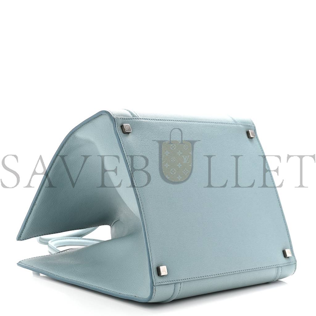 ce**e grained calfskin medium phanT0m lu*gage sky blue (30*29*25cm)