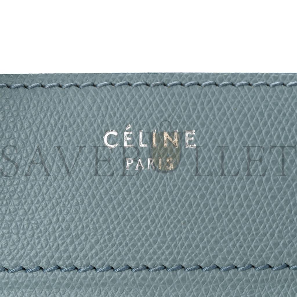ce**e grained calfskin medium phanT0m lu*gage sky blue (30*29*25cm)