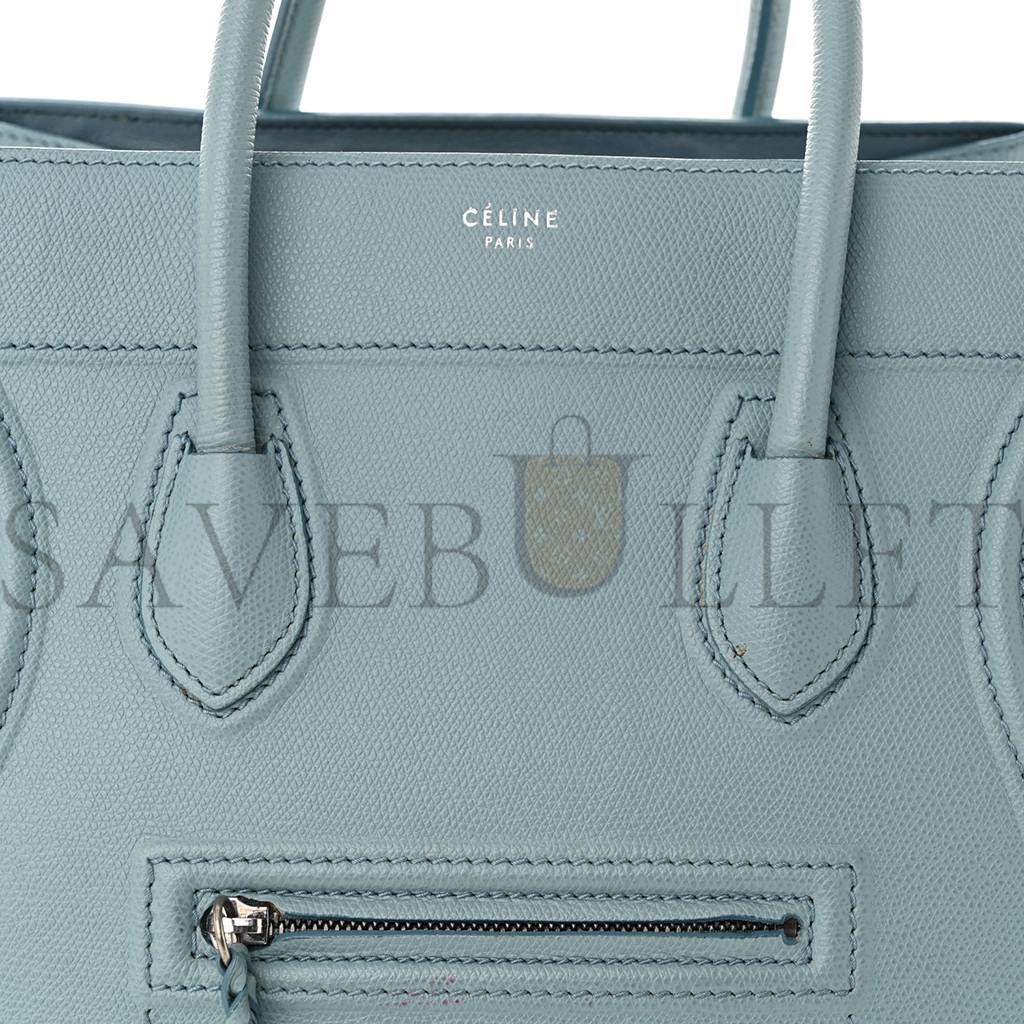 ce**e grained calfskin medium phanT0m lu*gage sky blue (30*29*25cm)