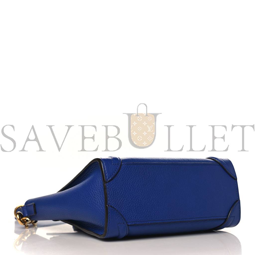 ce**e drummed calfskin nano lU*gage indigo (20*20*10cm)