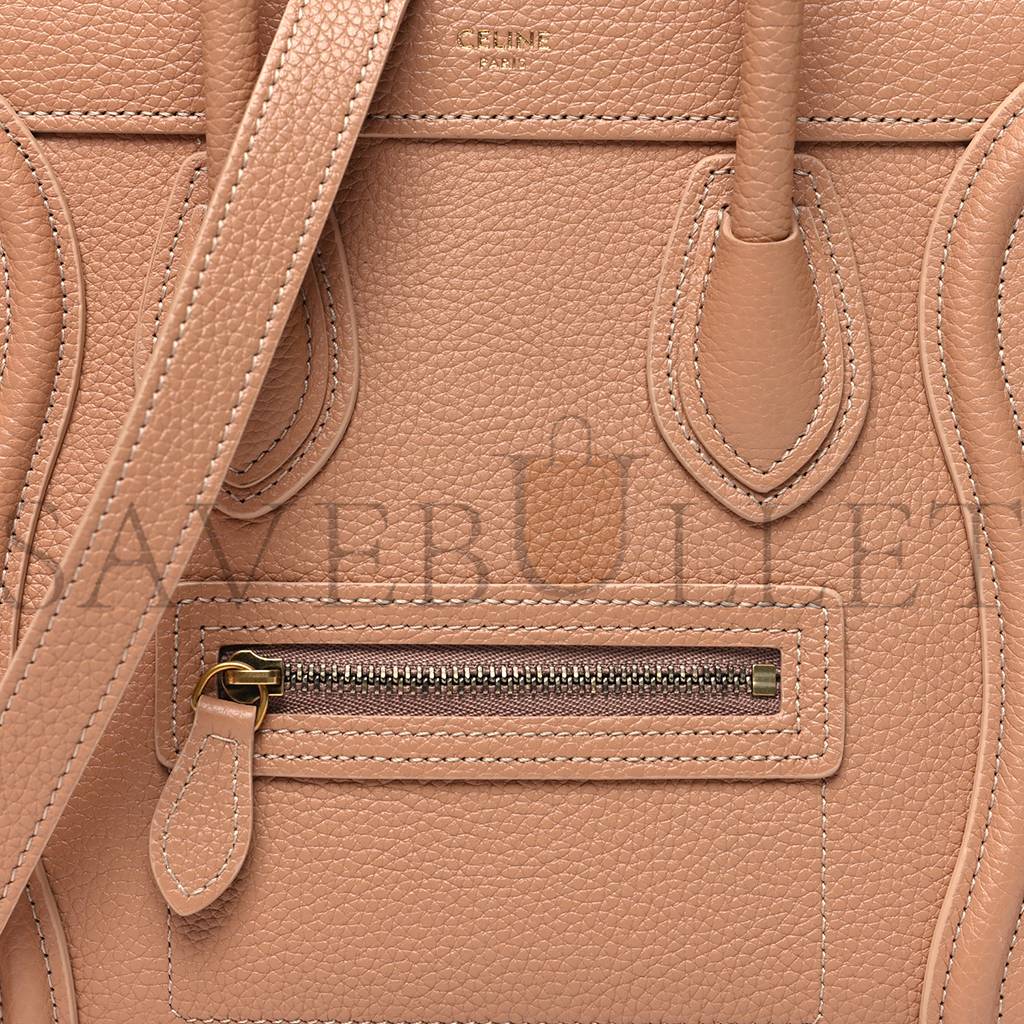 ce**e drummed calfskin nano lU*gage desert rose (20*20*10cm)