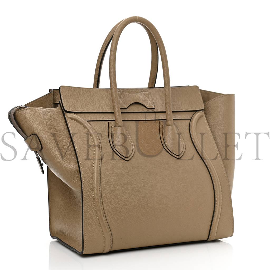 ce**e drummed calfskin mini lU*gage dune (30*30*18cm)