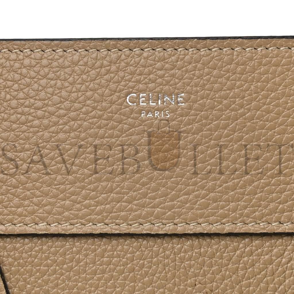 ce**e drummed calfskin mini lU*gage dune (30*30*18cm)