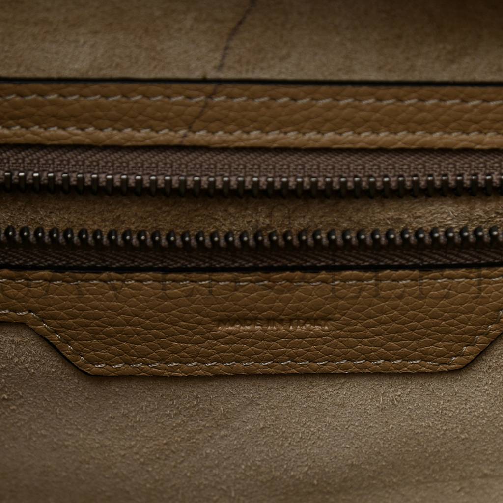 ce**e drummed calfskin mini lU*gage dune (30*30*18cm)