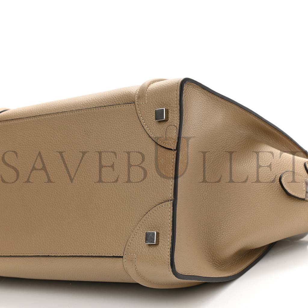 ce**e drummed calfskin mini lU*gage dune (30*30*18cm)