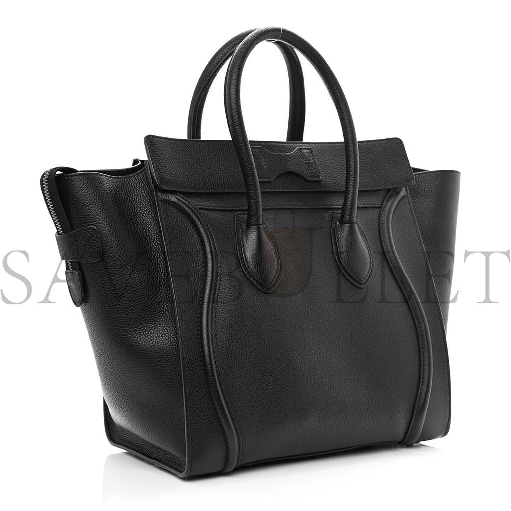 ce**e drummed calfskin micro lU*gage black (26*26*14cm)