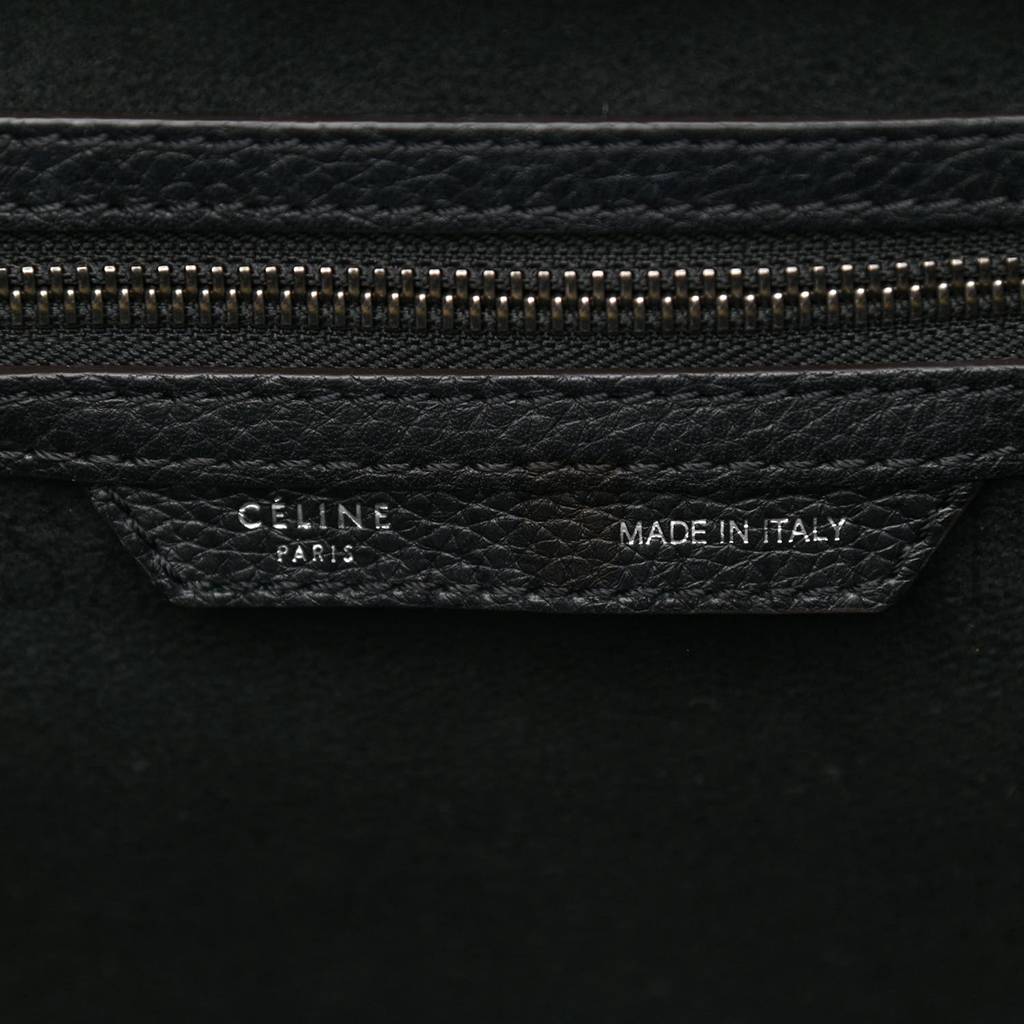ce**e drummed calfskin micro lU*gage black (26*26*14cm)