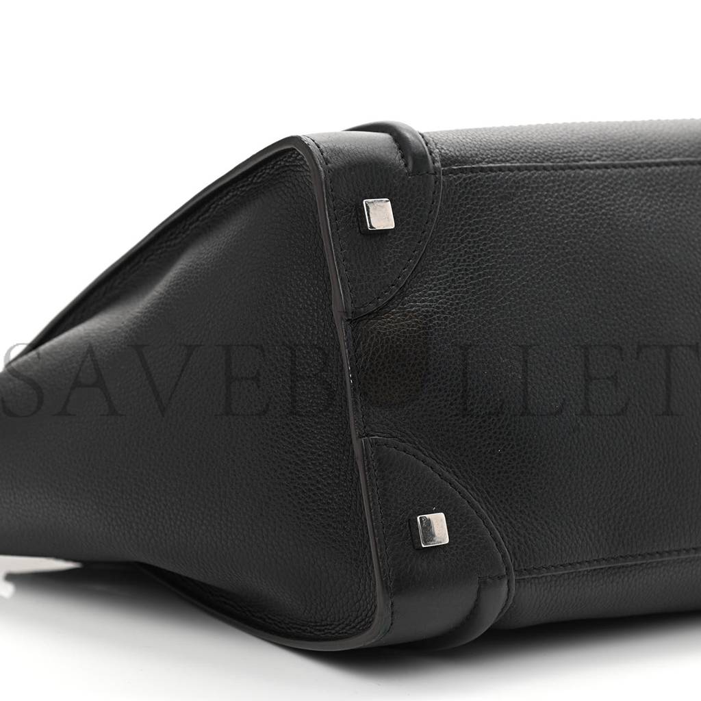ce**e drummed calfskin micro lU*gage black (26*26*14cm)