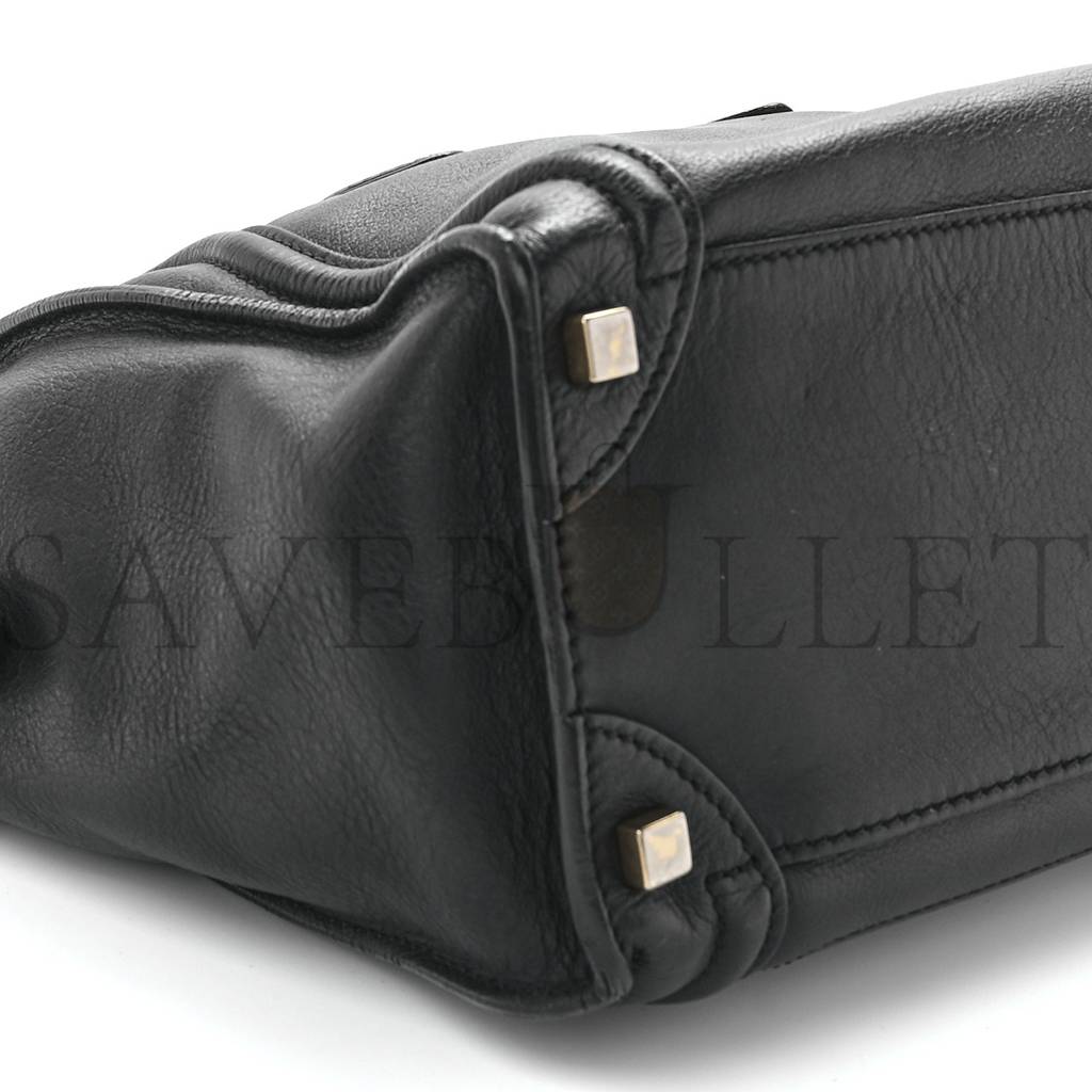 ce**e smooth calfskin micro lU*gage black (26*26*14cm)