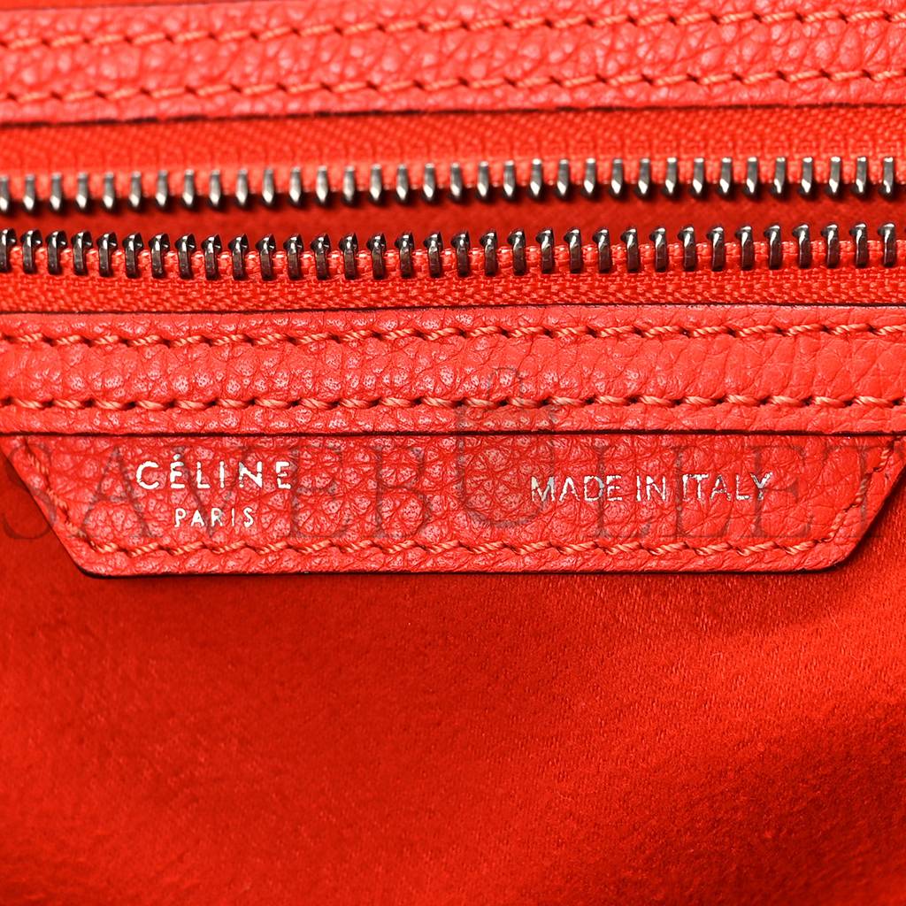 ce**e drummed calfskin mini lU*gage vermillion (30*30*18cm)