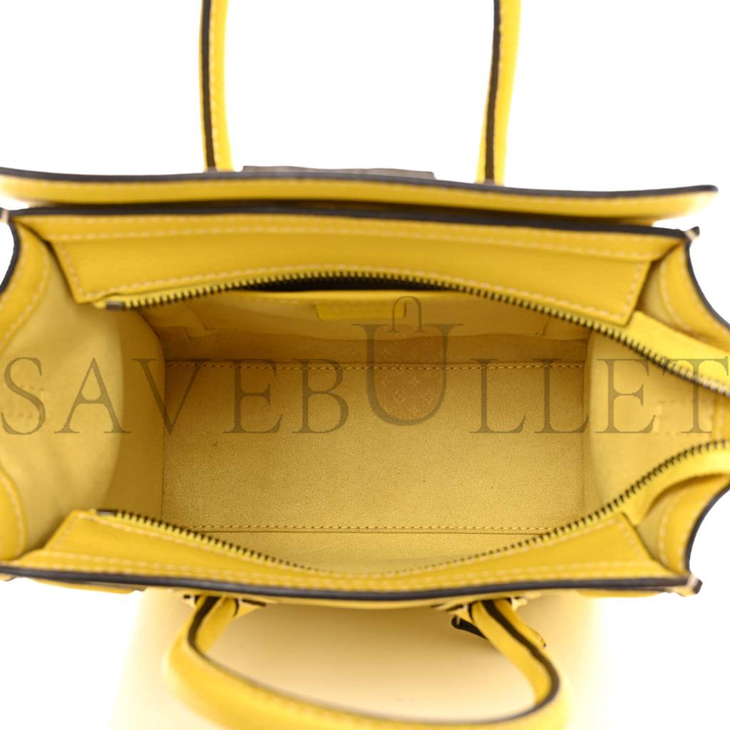 ce**e drummed calfskin nano lU*gage citron (20*20*10cm)