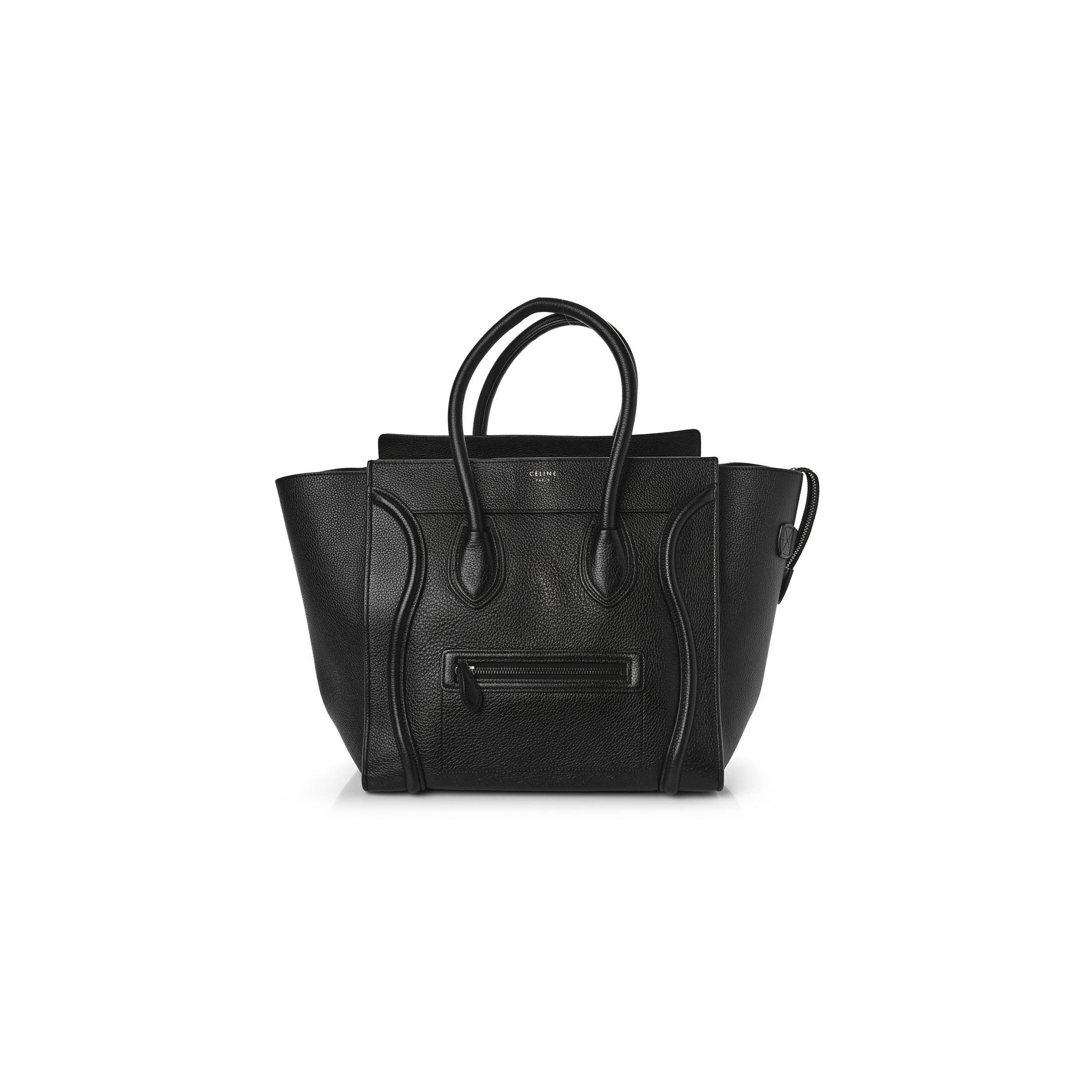 ce**e drummed calfskin mini lU*gage black (32*30*18cm)