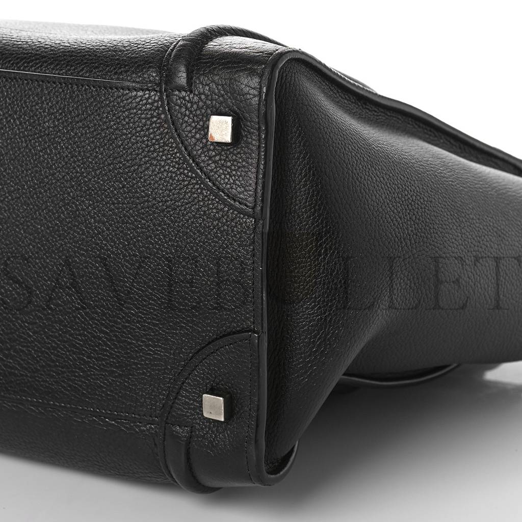ce**e drummed calfskin mini lU*gage black (32*30*18cm)