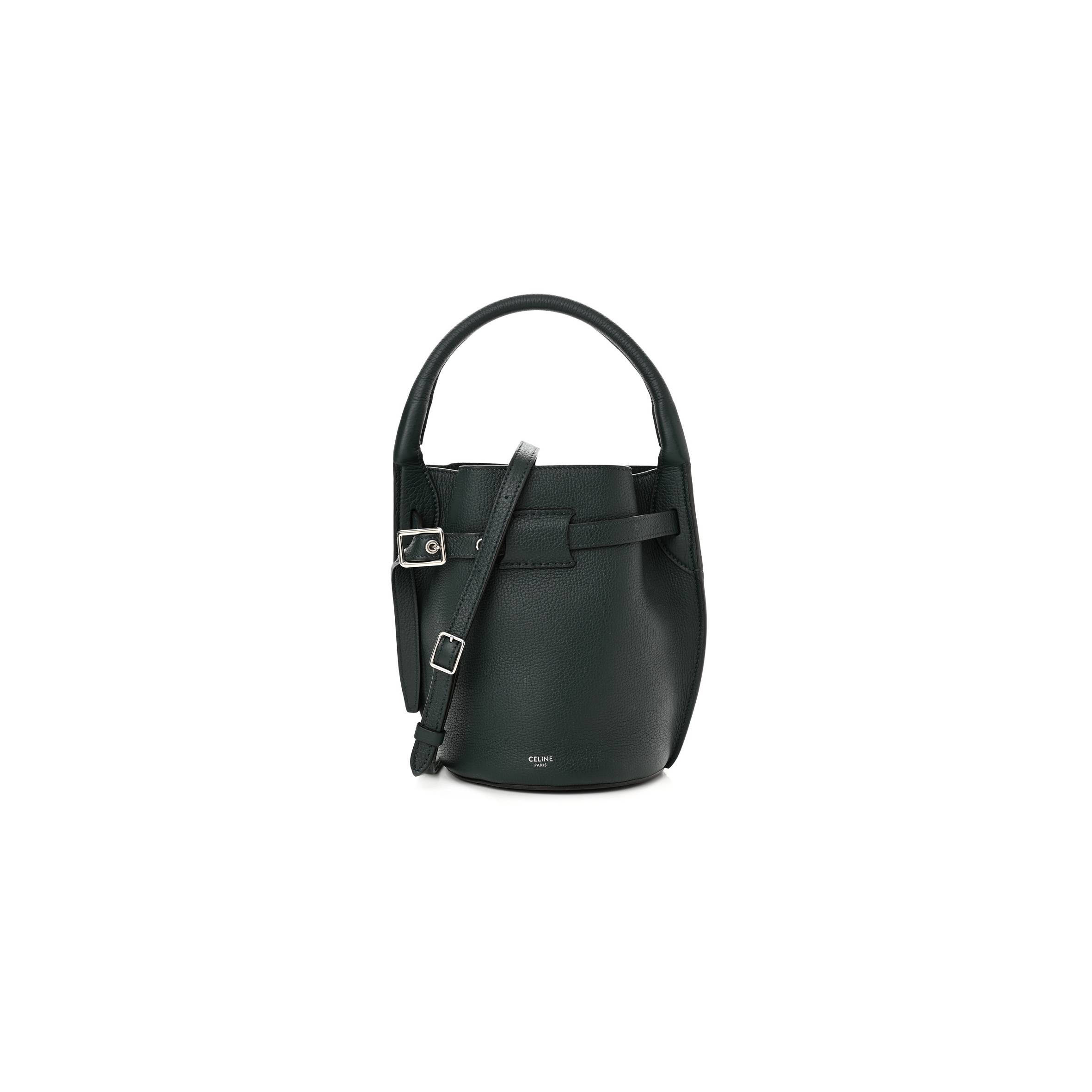 ce**e S*pple grained calfskin nano big bag bucket amazone (21*15*15cm)