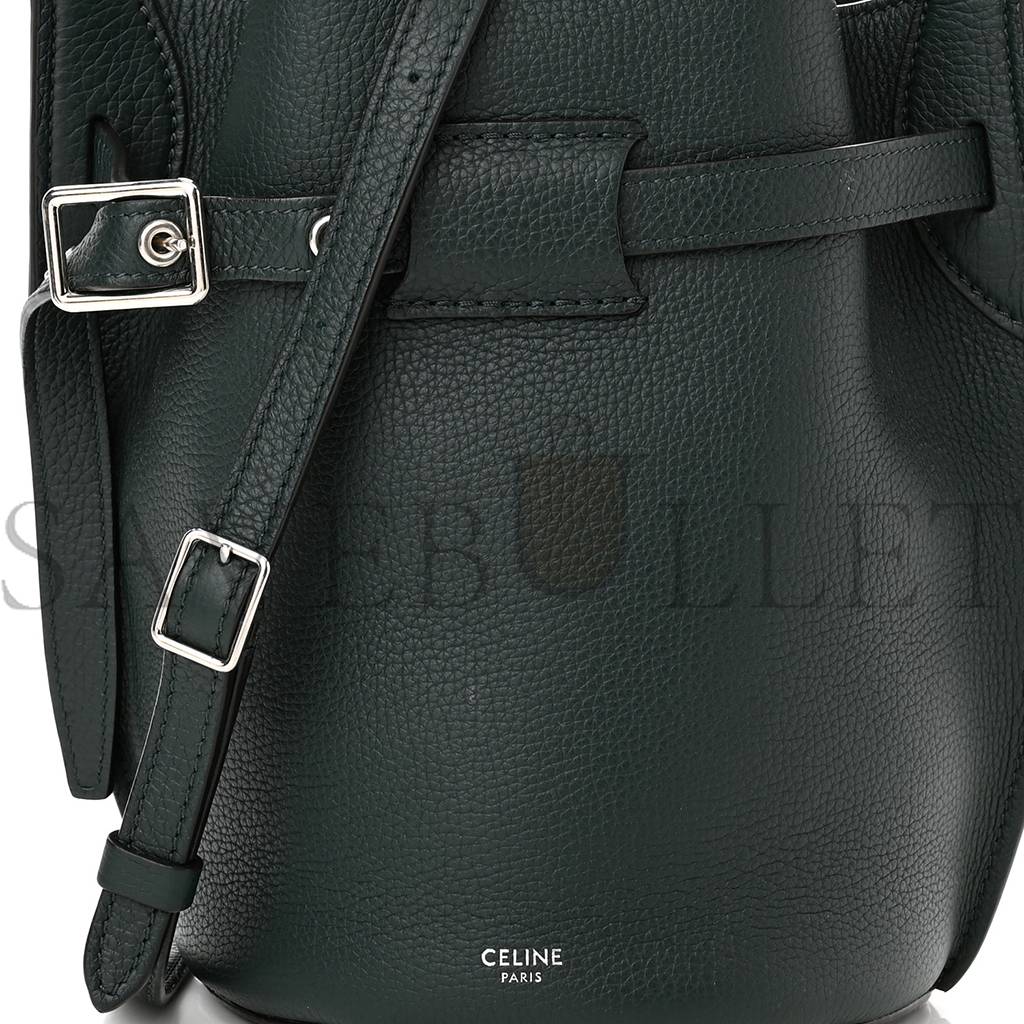 ce**e S*pple grained calfskin nano big bag bucket amazone (21*15*15cm)