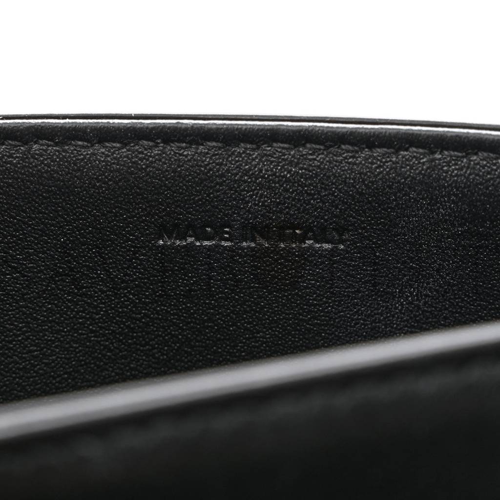 Ce**e shiny calfskin teen triomphe black (18*13*7cm)