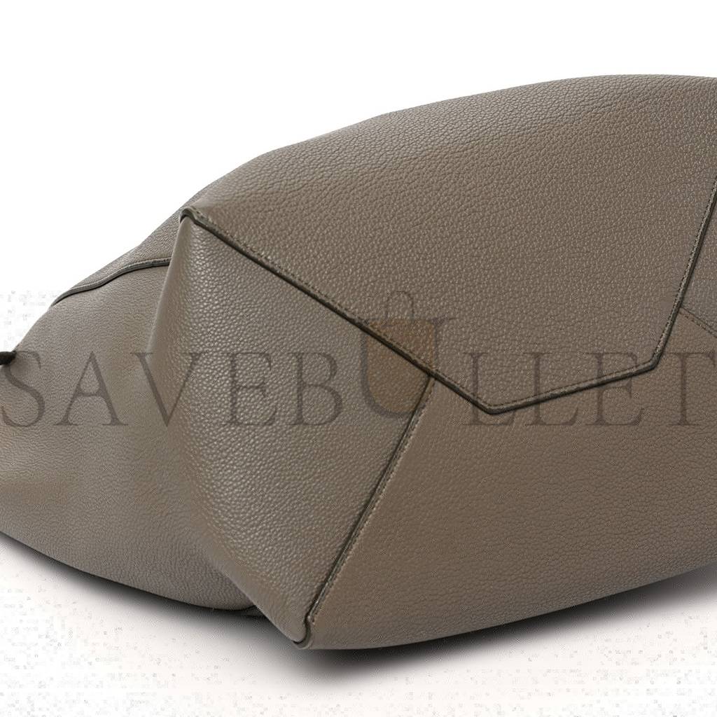 ce**e soft grained calfskin medium belt cabas phanT0m taupe (34*27*20cm)