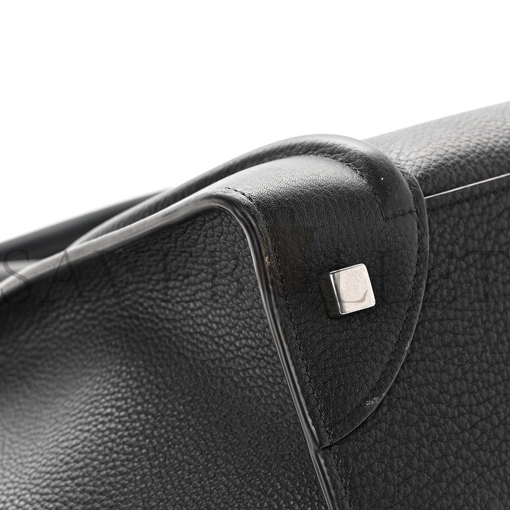 ce1i*e drummed calfskin mini lU*gage black (32*30*18cm)