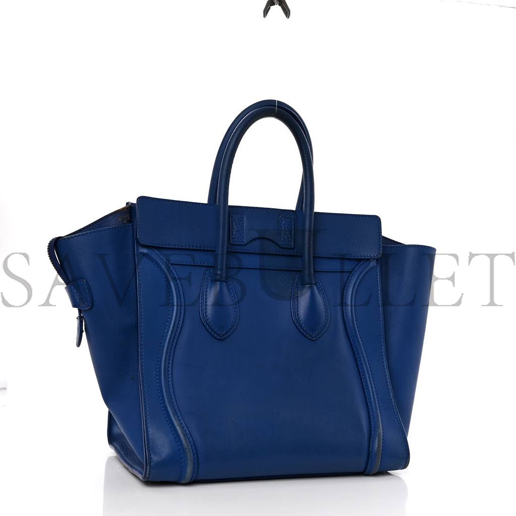 ce**e smooth calfskin mini lU*gage royal blue (48*31*30cm)