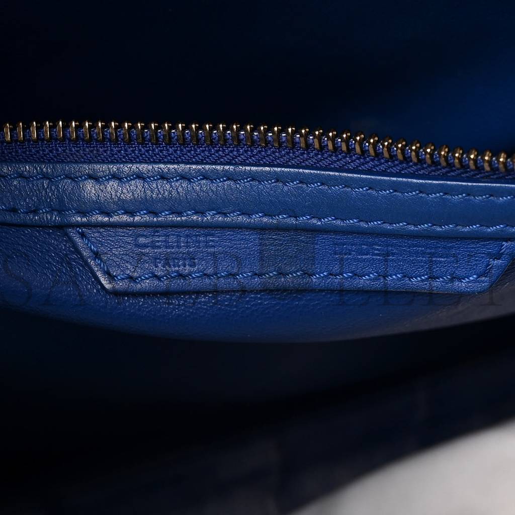 ce**e smooth calfskin mini lU*gage royal blue (48*31*30cm)