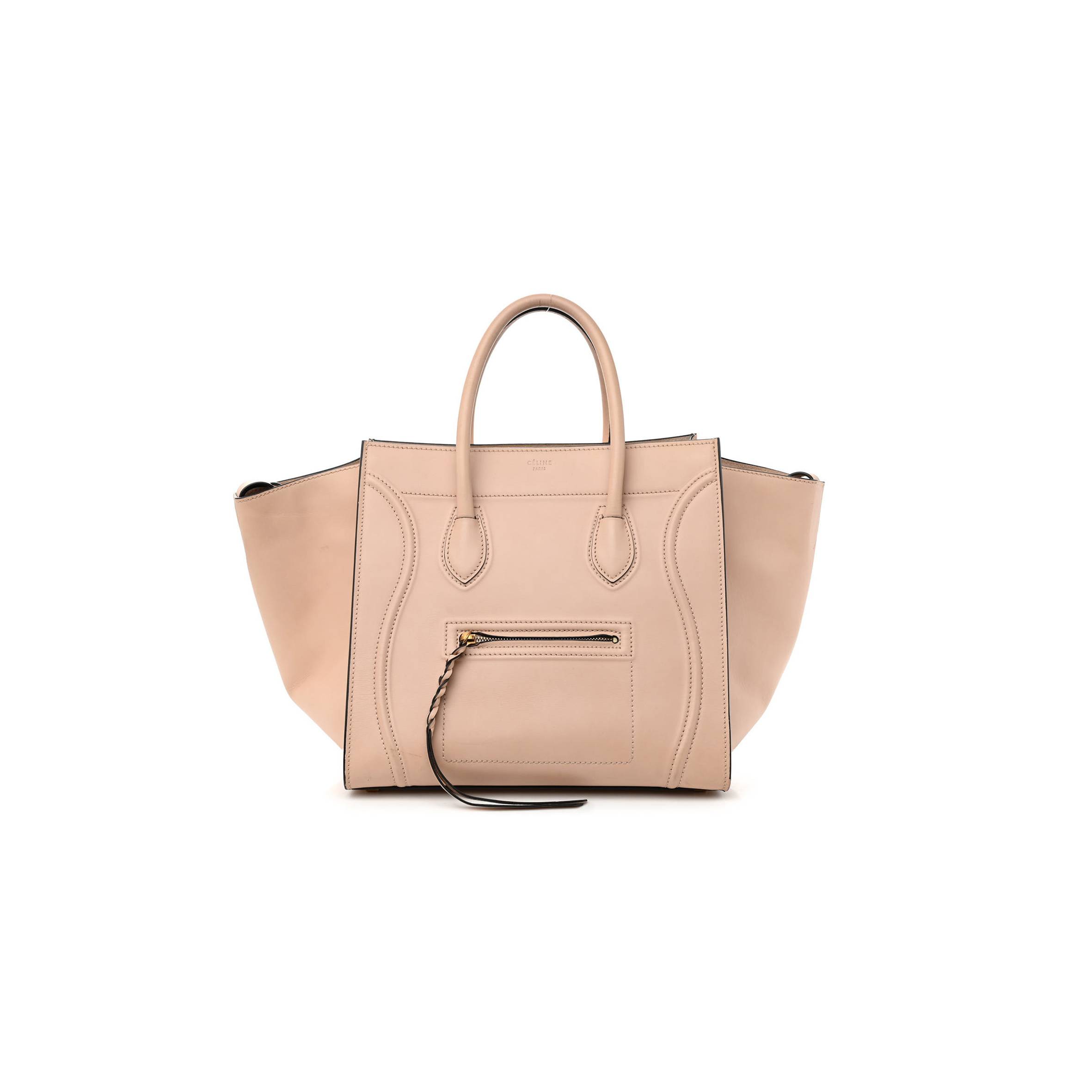 ce**e smooth calfskin medium phanT0m lu*gage powder (30*27*24cm)