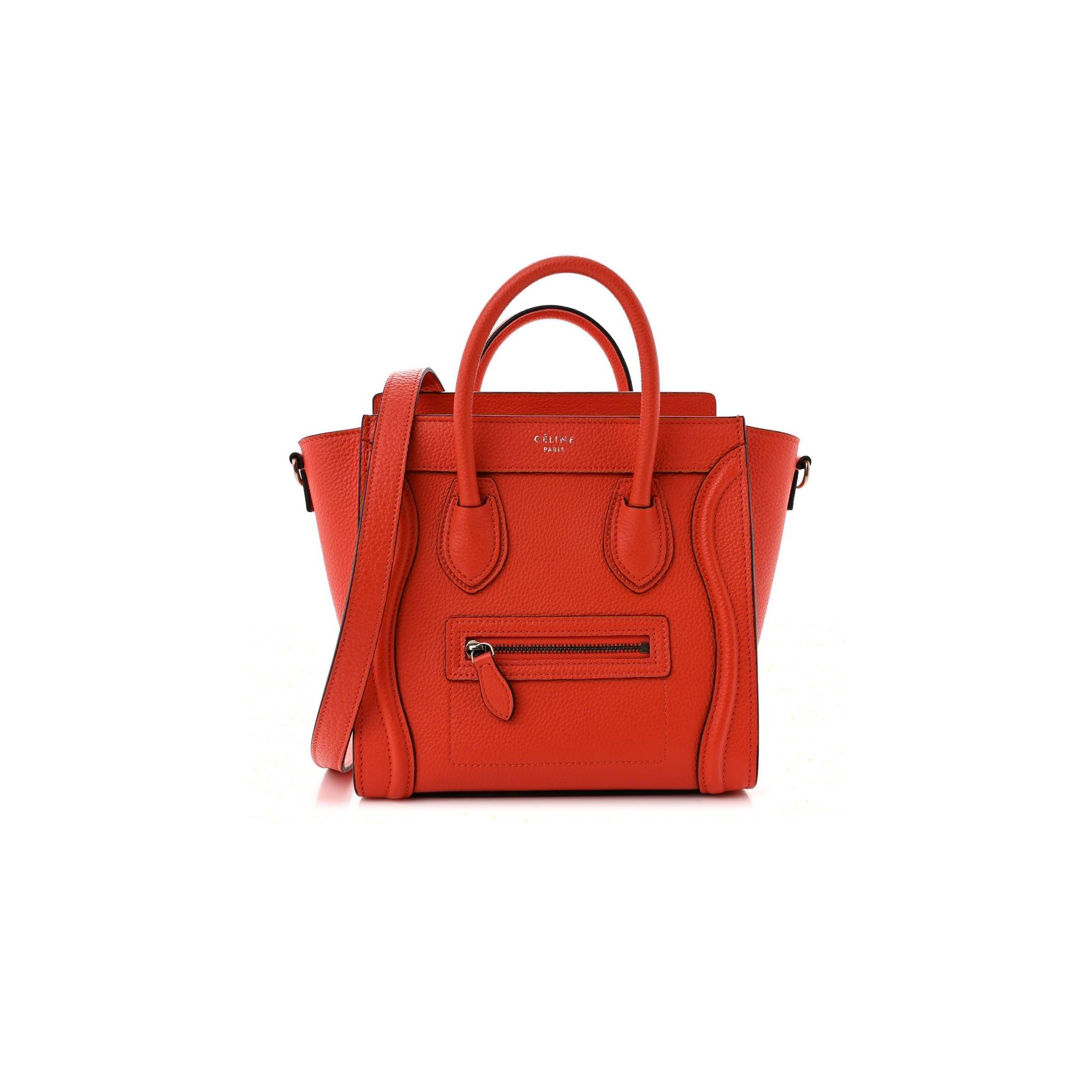 ce**e baby grained calfskin nano lU*gage red (20*20*10cm)