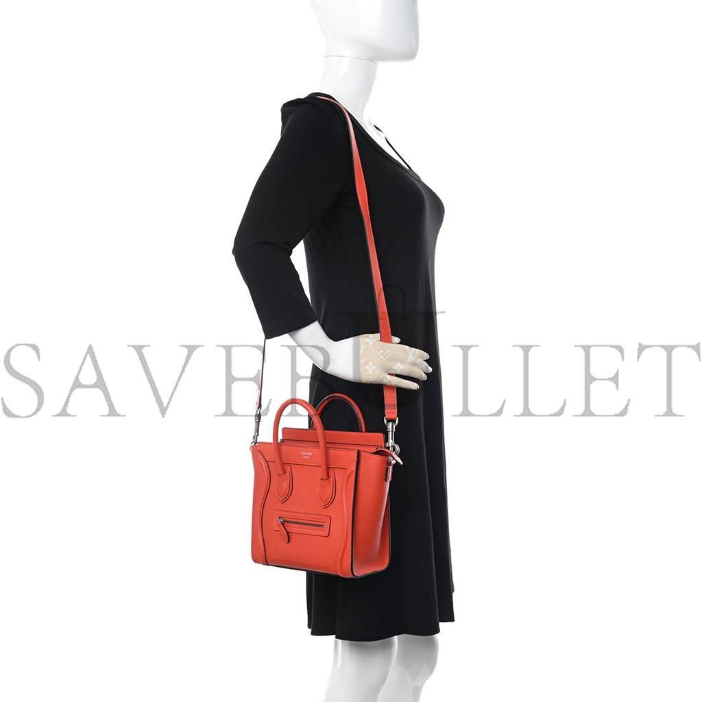 ce**e baby grained calfskin nano lU*gage red (20*20*10cm)
