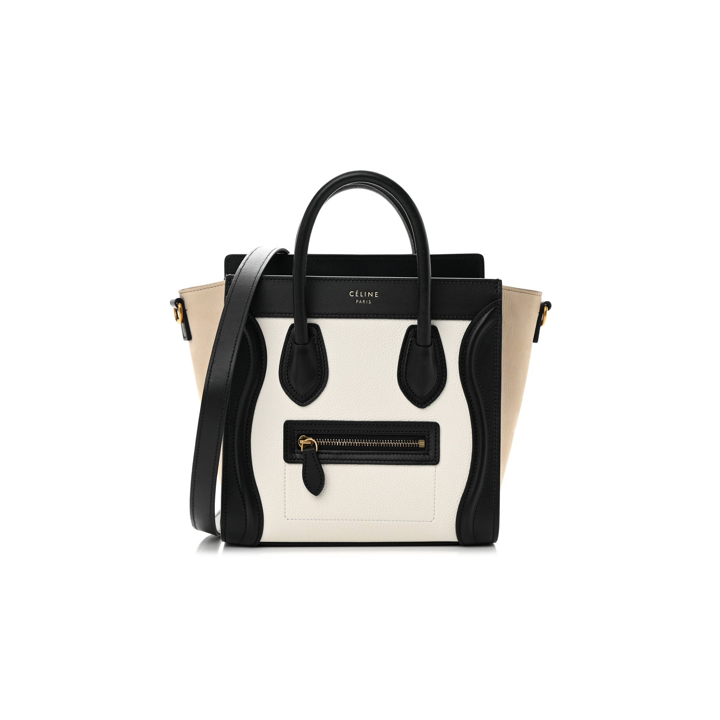 ce**e baby grained calfskin nubuck nano tri-color lU*gage white light taupe (21*20*10cm)
