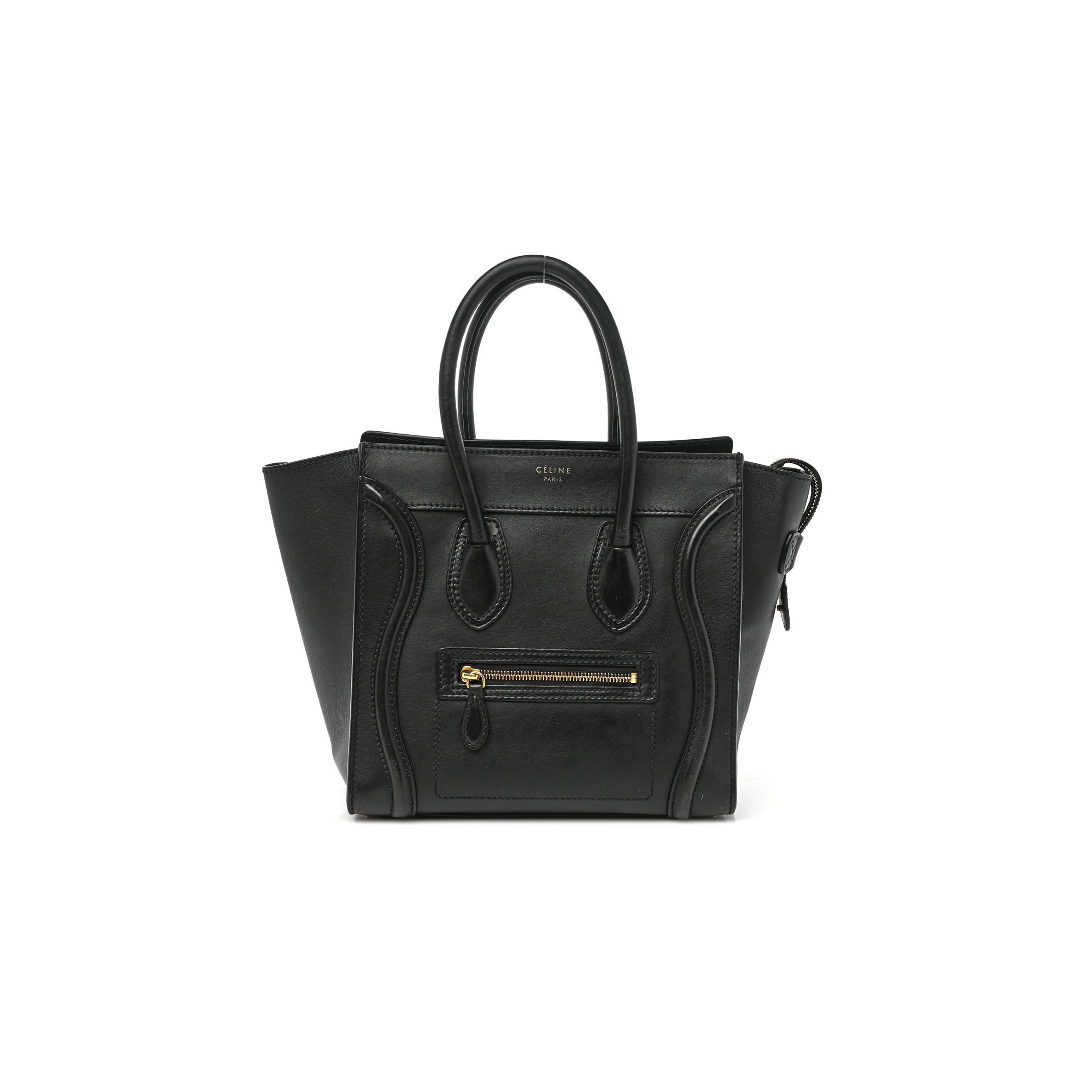 ce**e smooth calfskin micro lU*gage black (29*26*14cm)
