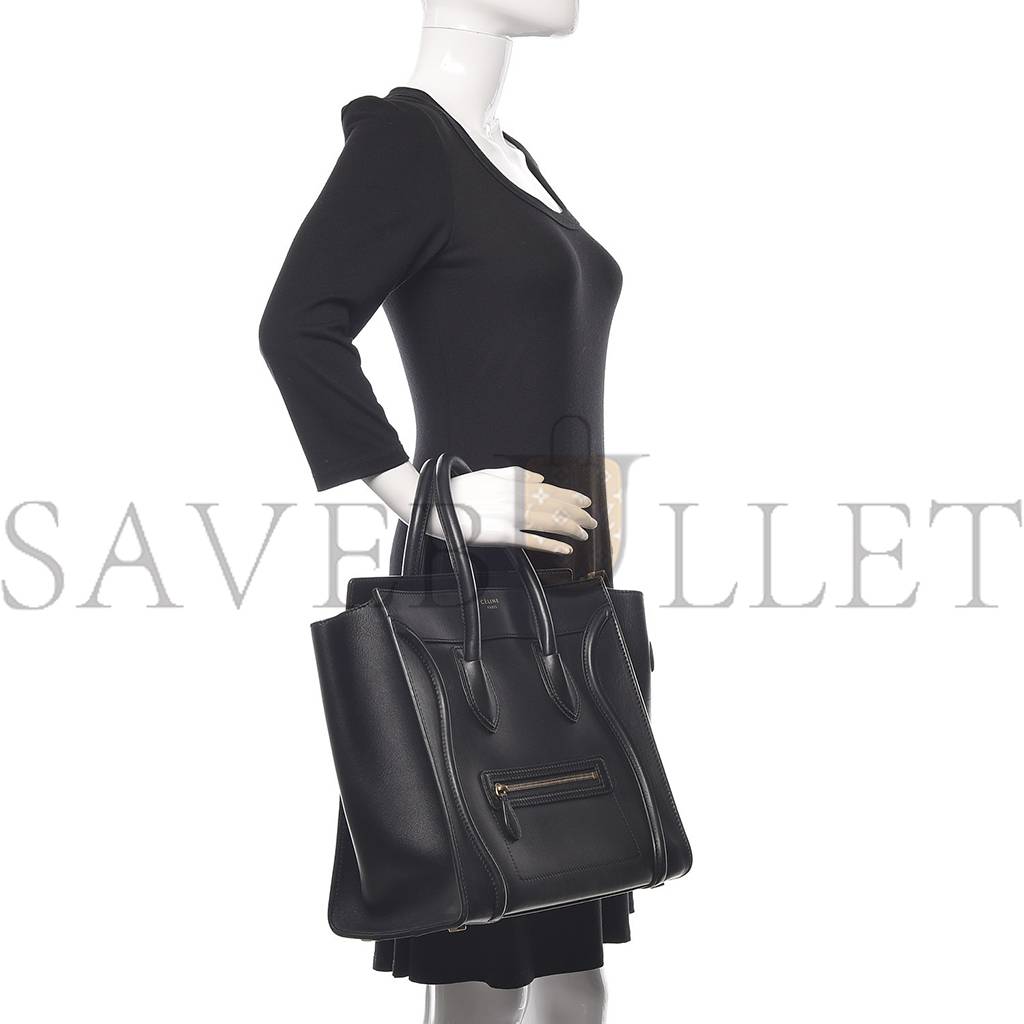 ce**e smooth calfskin micro lU*gage black (29*26*14cm)