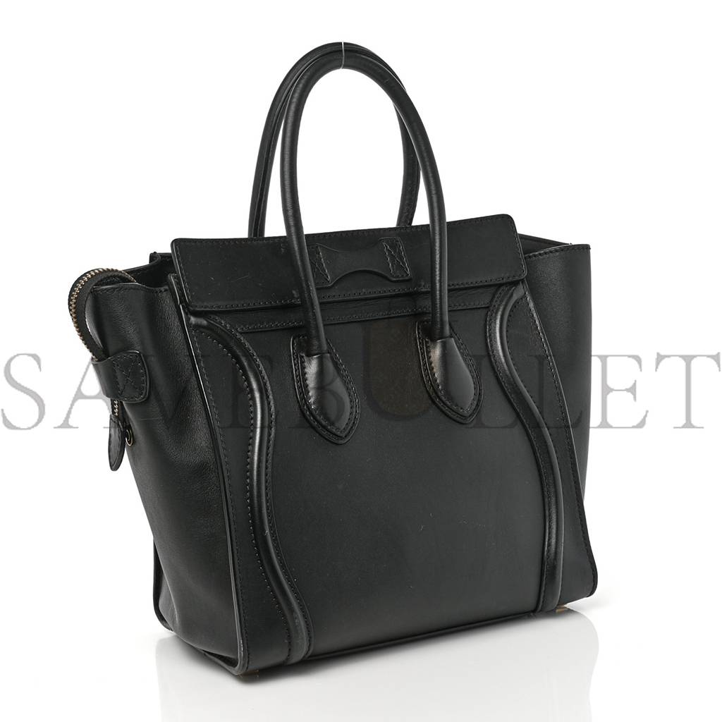 ce**e smooth calfskin micro lU*gage black (29*26*14cm)