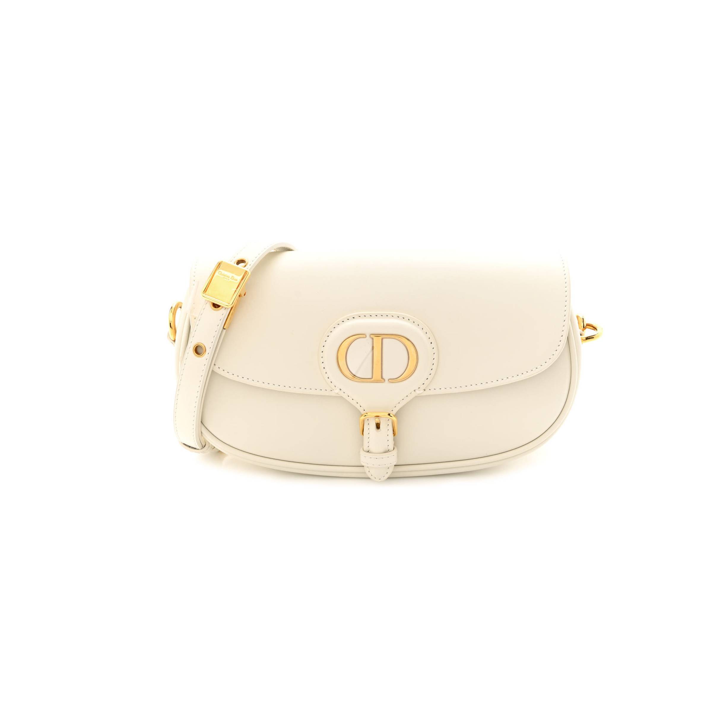 D*or box calfskin east west bobby bag latte (21*12*5.1cm)