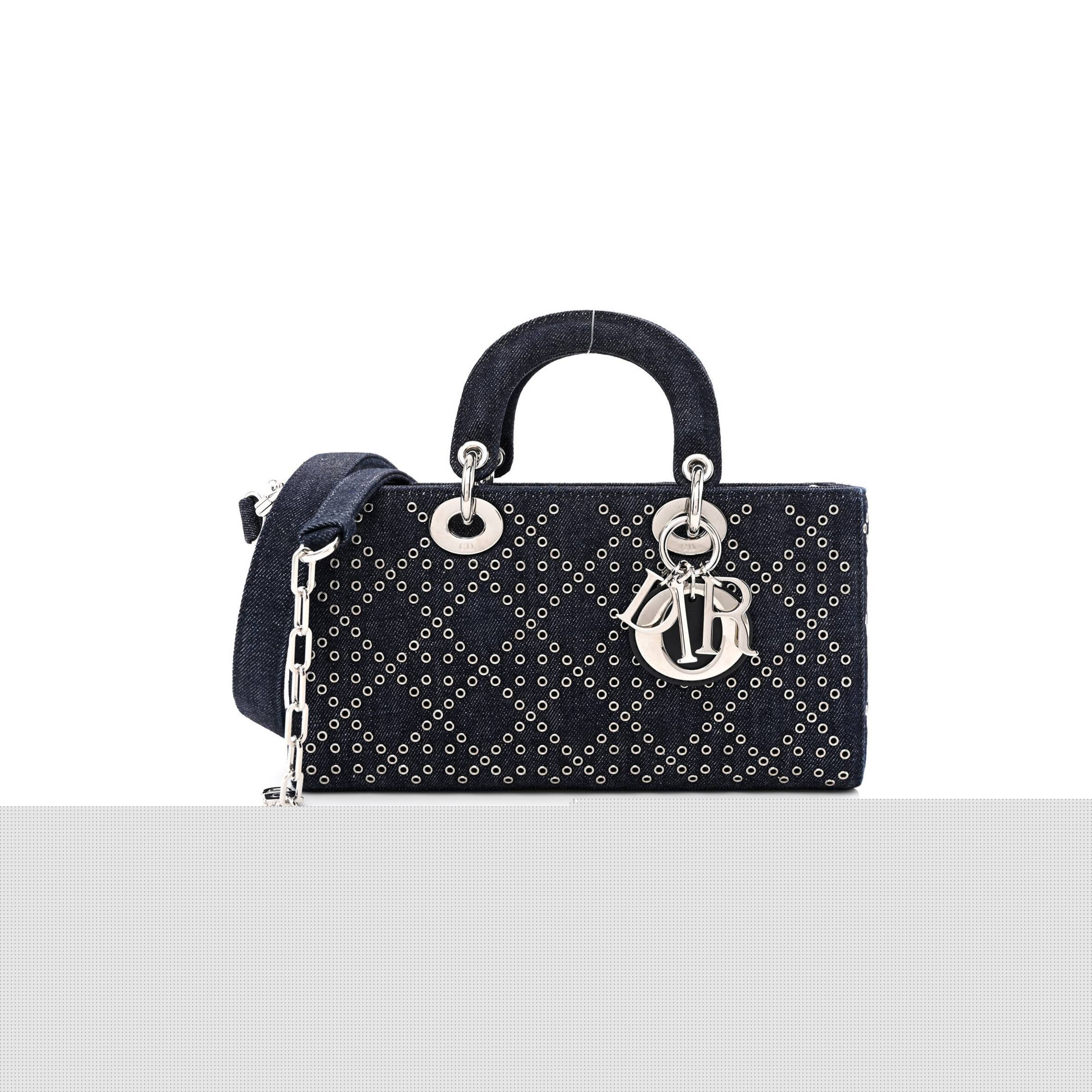 d*or De*1m eyelet lady d-joy blue (26*14*6.4cm)
