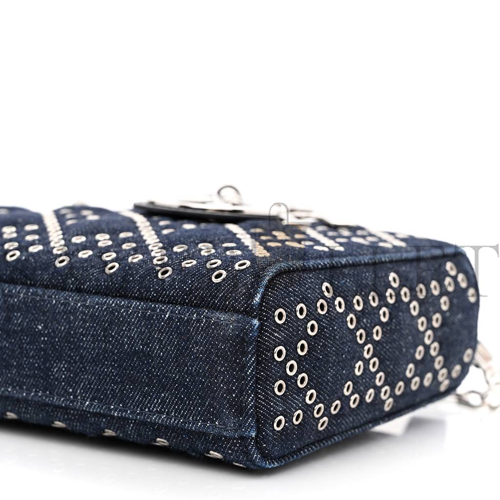 d*or De*1m eyelet lady d-joy blue (26*14*6.4cm)