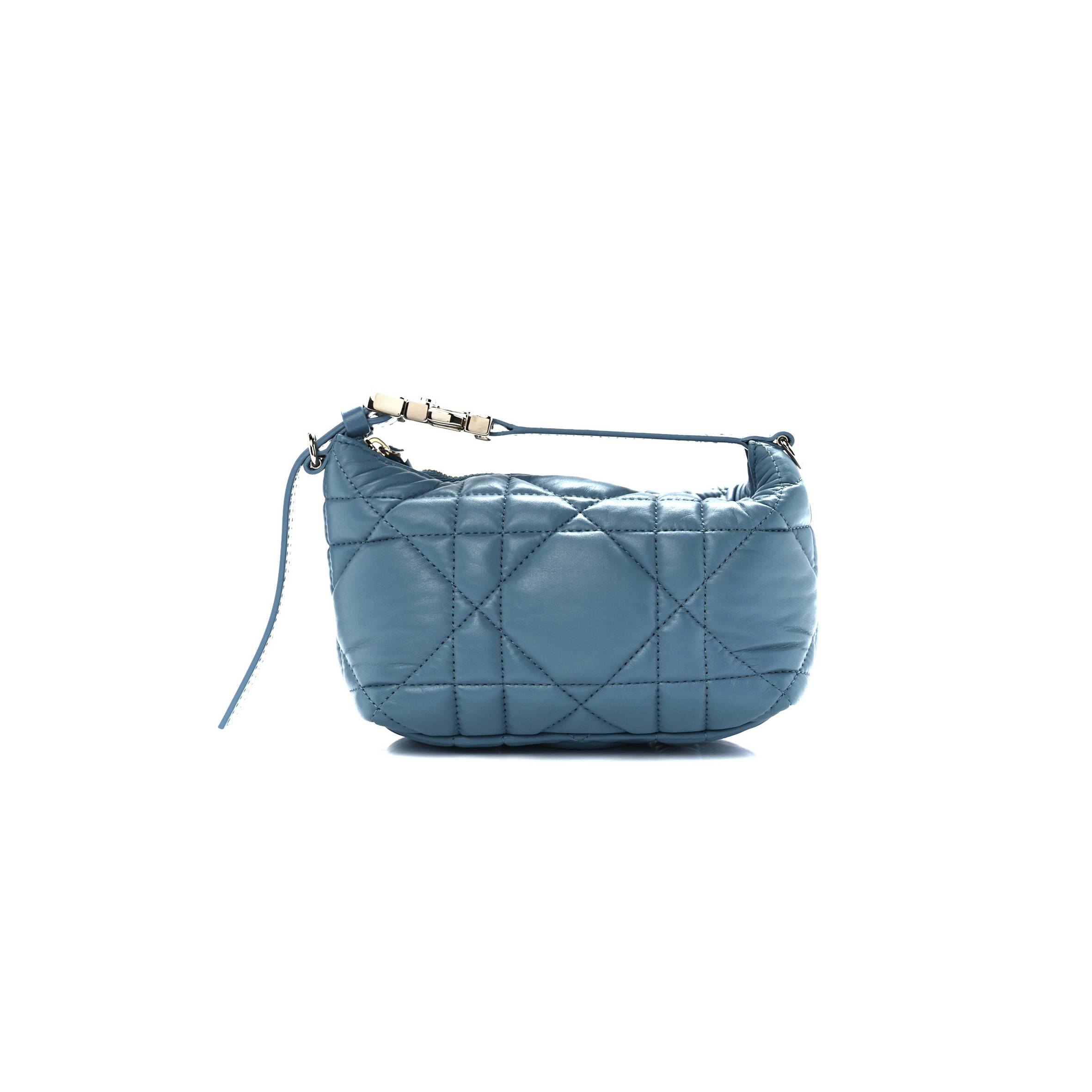 D*or calfskin macrocannage medium D*ortravel nomad pouch (23*13*10.2cm)