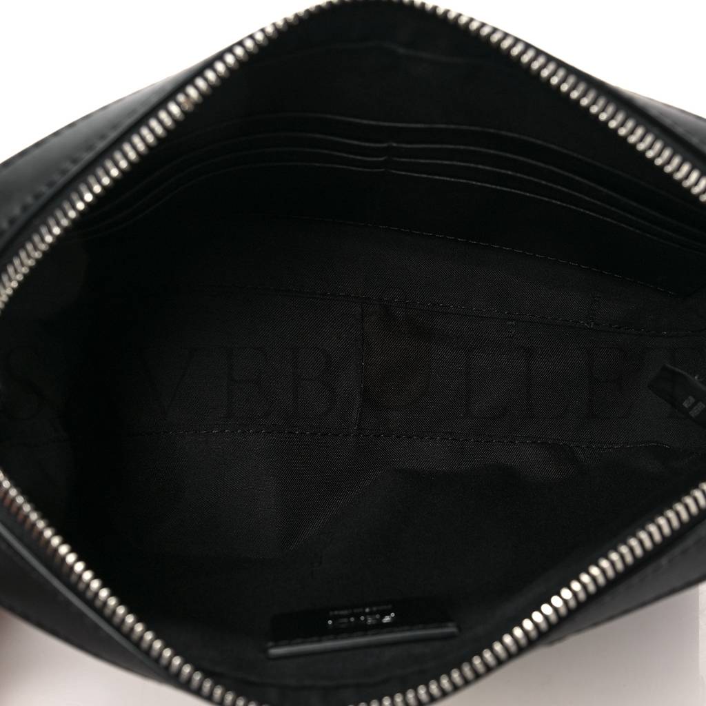 F**di glazed fabric vitello liberty ff 1974 diagonal medium camera case black sunflower (23*15*4cm)